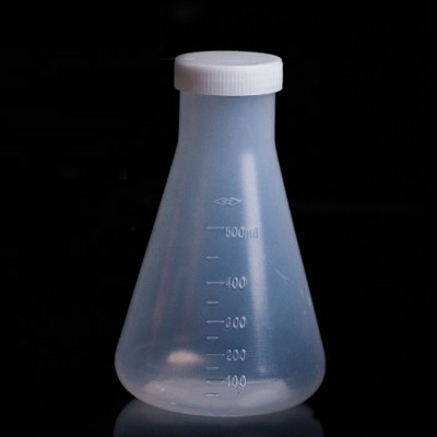 Labs 500ml  PP Plastic Conical Flask With Cap