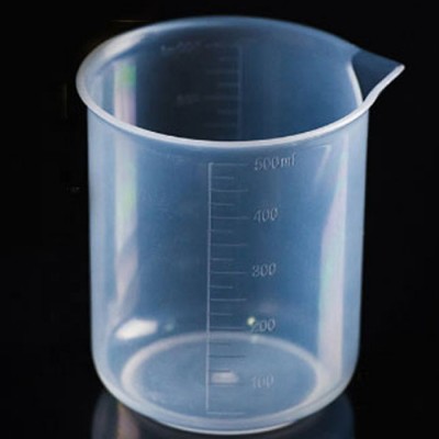 Labs 500ml PP Plastic Measuring Beaker Cups