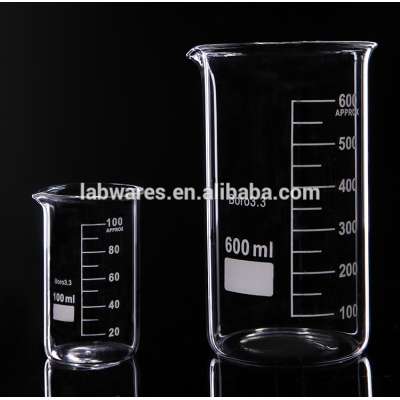 Chemistry Glassware Beaker, Flask, Measuring cylinder