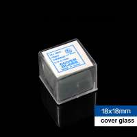 Labs 18x18mm Square Microscope Cover Glass