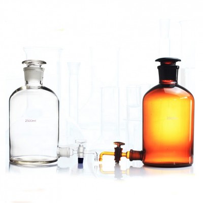 Laboratory 2500ml Amber Glass Aspirator Bottle