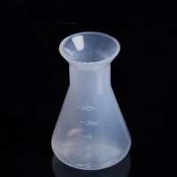 Labs 50ml 100ml 250ml PP Plastic Transparent Conical Flask